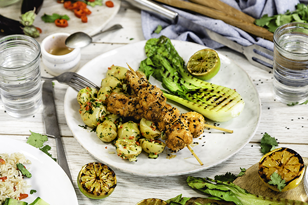 bbq fish skewers