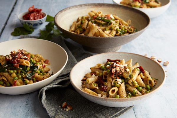 Supergreen pesto pasta recipe