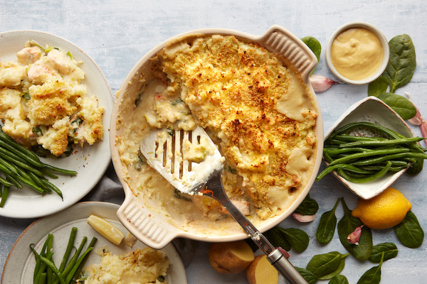 Creamy fish pie recipe