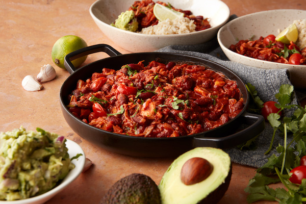 Jackfruit chilli con carne recipe