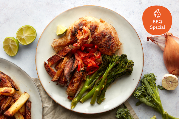 Peri peri chicken and wedges