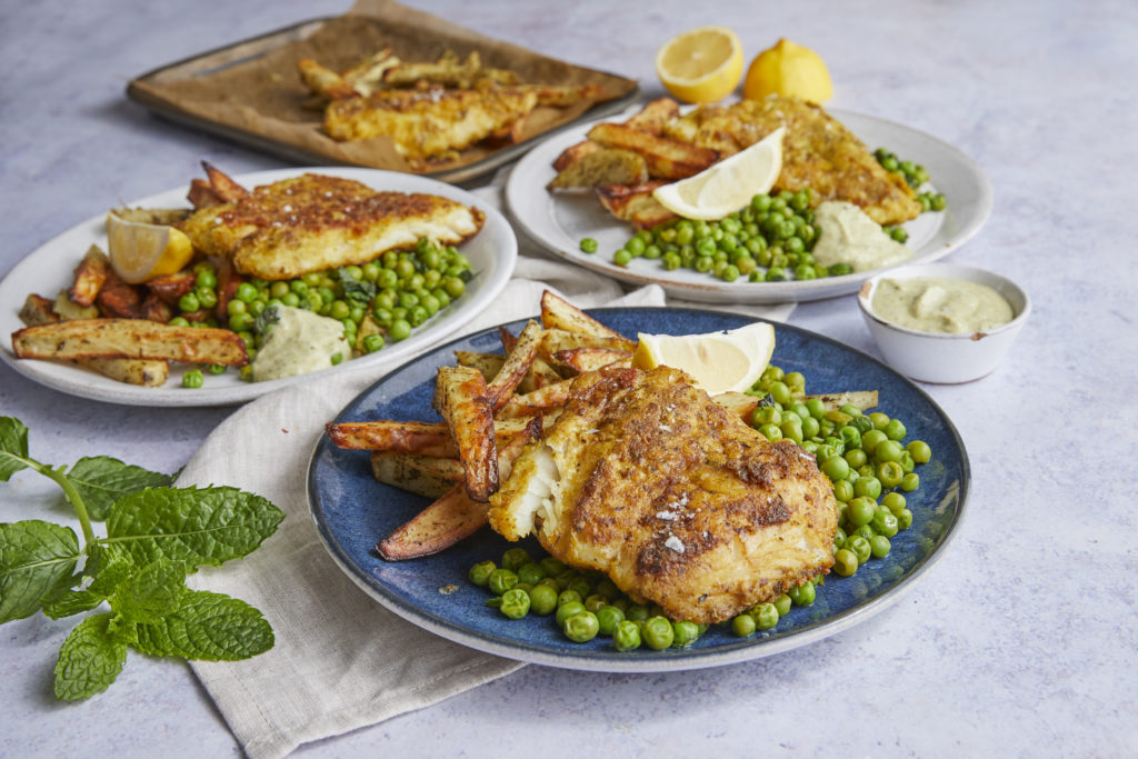 Healthier fish and chips recipe
