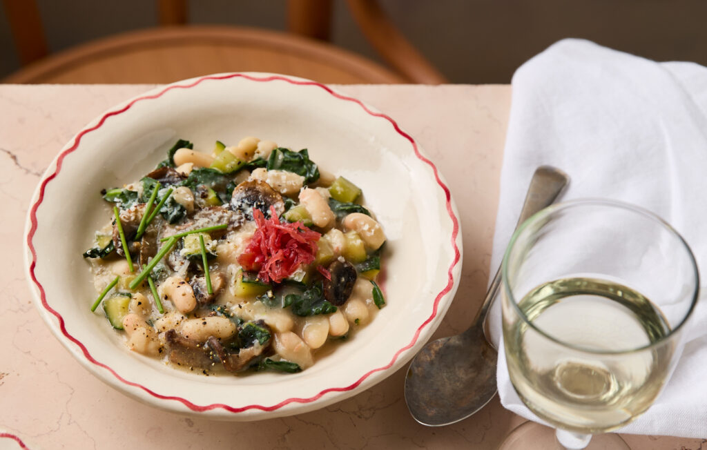 Bold Bean Co Porcini Mushroom Beanotto with Pine Nuts & Grated Cheese